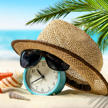 Sommerurlaub Countdown